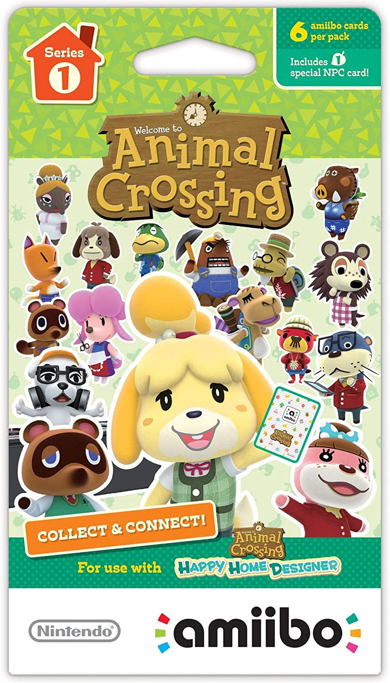 Nintendo Animal Crossing Amiibo Cards - Series 1, 2, 3, 4 - 6 Card Packs [Nintendo Accessory] Nintendo Accessories Nintendo   