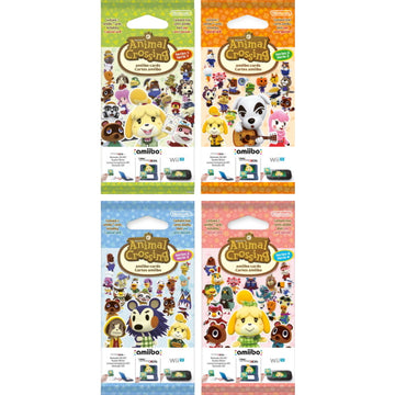 Nintendo Animal Crossing Amiibo Cards - Series 1-4 - 4 Pack - 12 Cards Total [Nintendo Accessory] Nintendo Accessories Nintendo   