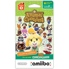 Nintendo Animal Crossing Amiibo Cards - Series 1 - 6 Card Pack [Nintendo Accessory] Nintendo Accessories Nintendo   