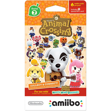 Nintendo Animal Crossing Amiibo Cards - Series 2 - 6 Card Pack [Nintendo Accessory] Nintendo Accessories Nintendo   