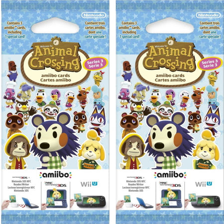 Nintendo Animal Crossing Amiibo Cards - Series 3 - 2 Pack - 6 Cards Total [Nintendo Accessory] Nintendo Accessories Nintendo   