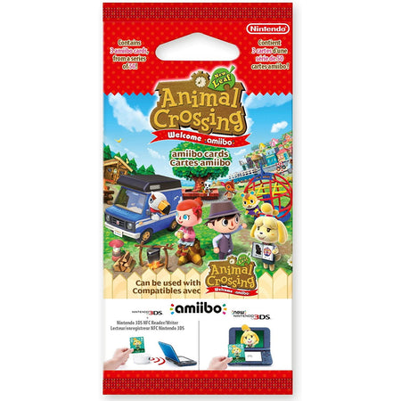 Nintendo Animal Crossing: New Leaf - Welcome Amiibo Cards - 3 Card Pack [Nintendo Accessory] Nintendo Accessories Nintendo   