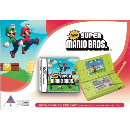 Nintendo DS Lite Console - Green - Includes New Super Mario Bros [Nintendo DS DSi System] Nintendo Systems Nintendo   