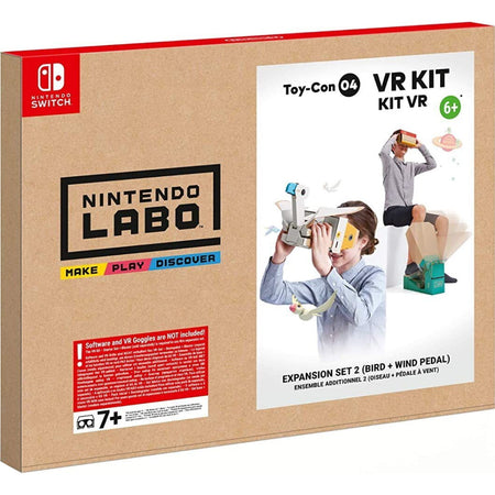 Nintendo Labo Toy-Con 04: VR Kit - Expansion Set 2 - Bird + Wind Pedal [Nintendo Switch] Nintendo Switch Video Game Nintendo   