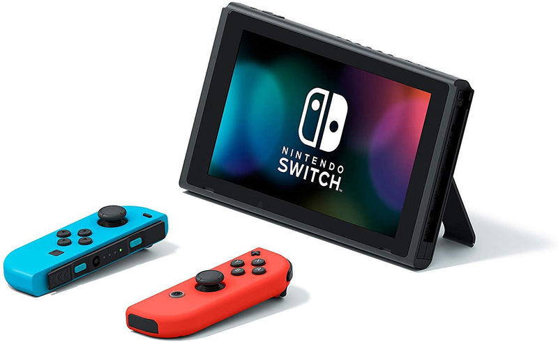 Nintendo Switch Console - Neon Blue & Neon Red Joy-Con + 12 Month Individual Membership Nintendo Switch Online + Carrying Case [Nintendo Switch System] Nintendo Systems Nintendo   