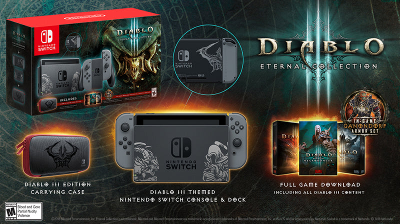 Nintendo Switch Console - Diablo III: Eternal Collection Bundle [Nintendo Switch System] Nintendo Systems Nintendo   