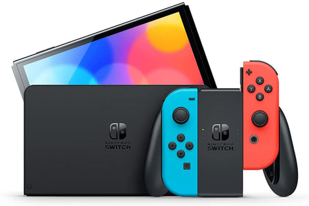 Nintendo Switch OLED Console - Neon Blue and Neon Red Joy-Con [Nintendo Switch System] Nintendo Systems Nintendo   