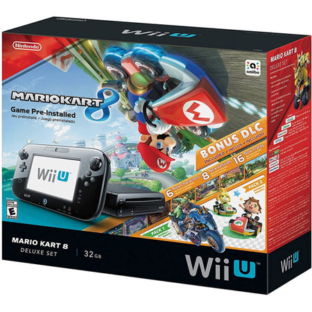 Nintendo Wii U Console - Mario Kart 8 Deluxe Set - 32GB [Nintendo Wii U System] Nintendo Systems Nintendo   