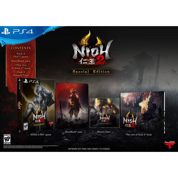 Nioh 2 - Special Edition [PlayStation 4] PlayStation 4 Video Game Sony   