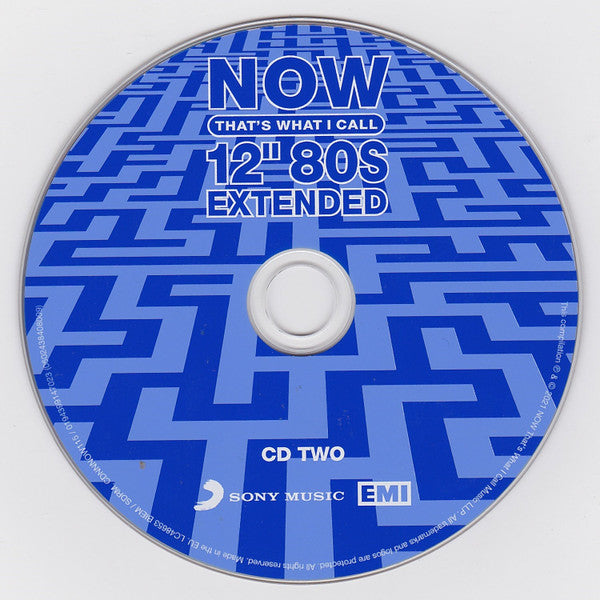 NOW THAT'S WHAT I CALL 12“80S EXTENDED Now That's What I Call 12-Inch 80s: Extended / Various