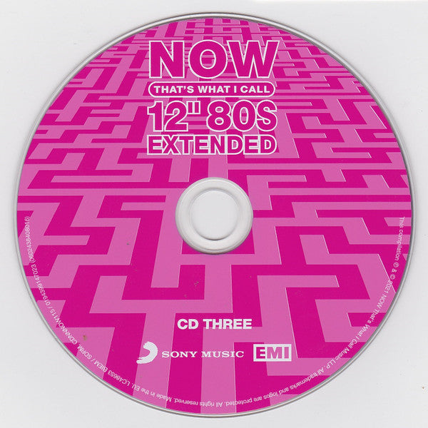 NOW THAT'S WHAT I CALL 12“80S EXTENDED Now That's What I Call 12'' 80s: Extended : Now | HMV&BOOKS