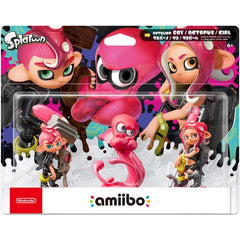 Octoling Boy + Octopus + Girl Amiibo 3-Pack - Splatoon Series [Nintendo Accessory] Nintendo Accessories Nintendo   