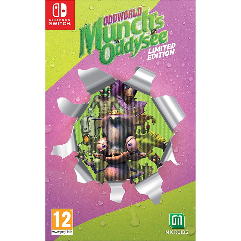 Oddworld: Munch's Oddysee - Limited Edition [Nintendo Switch] Nintendo Switch Video Game Microids   