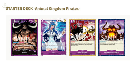 One Piece Card Game: Animal Kingdom Pirates Starter Deck Card Game Bandai Namco   