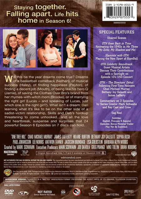 One Tree Hill: The Complete Sixth Season [DVD Box Set] DVDs & Blu-Rays Warner Bros.   