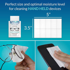 Optico Pre-Moistened Lens Cleaning Cloths - 360 Lens Wipes [House & Home] House & Home Optico   