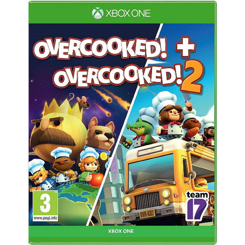 Overcooked! + Overcooked! 2 [Xbox One] Xbox One Video Game Team17   