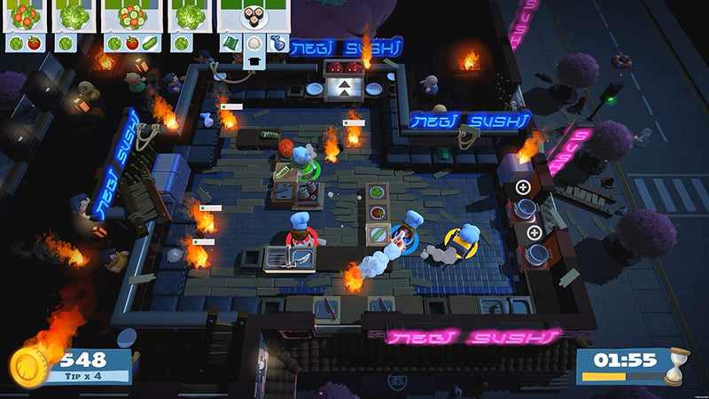 Overcooked! + Overcooked! 2 [PlayStation 4] PlayStation 4 Video Game Team17   
