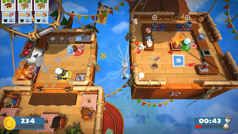 Overcooked! + Overcooked! 2 [PlayStation 4] PlayStation 4 Video Game Team17   