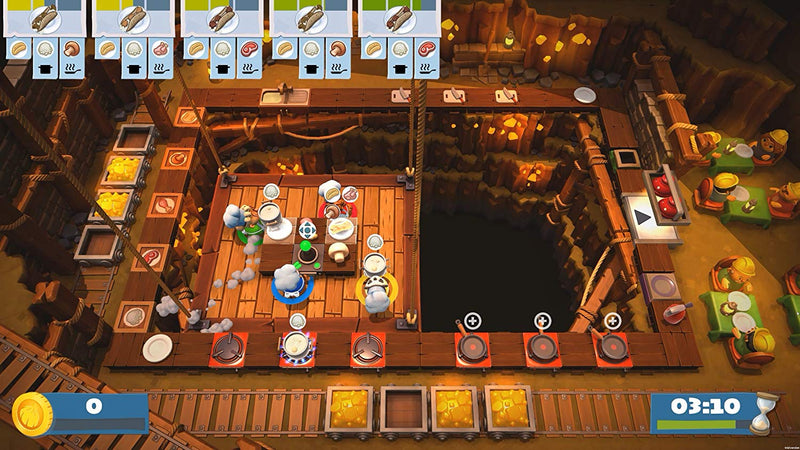 Overcooked! + Overcooked! 2 [PlayStation 4] PlayStation 4 Video Game Team17   