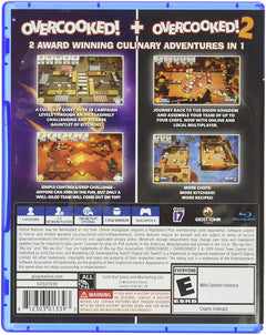 Overcooked! + Overcooked! 2 [PlayStation 4] PlayStation 4 Video Game Team 17 Digital   