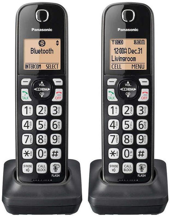 Panasonic 3 Hand Set DECT 6.0 Digital Phone System with Link2Cell - Bluetooth - Remote Voice Assist to Siri + Google Now [Electronics]