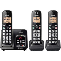Panasonic 3 Hand Set DECT 6.0 Digital Phone System with Link2Cell - Bluetooth - Remote Voice Assist to Siri + Google Now [Electronics] Electronics Panasonic   