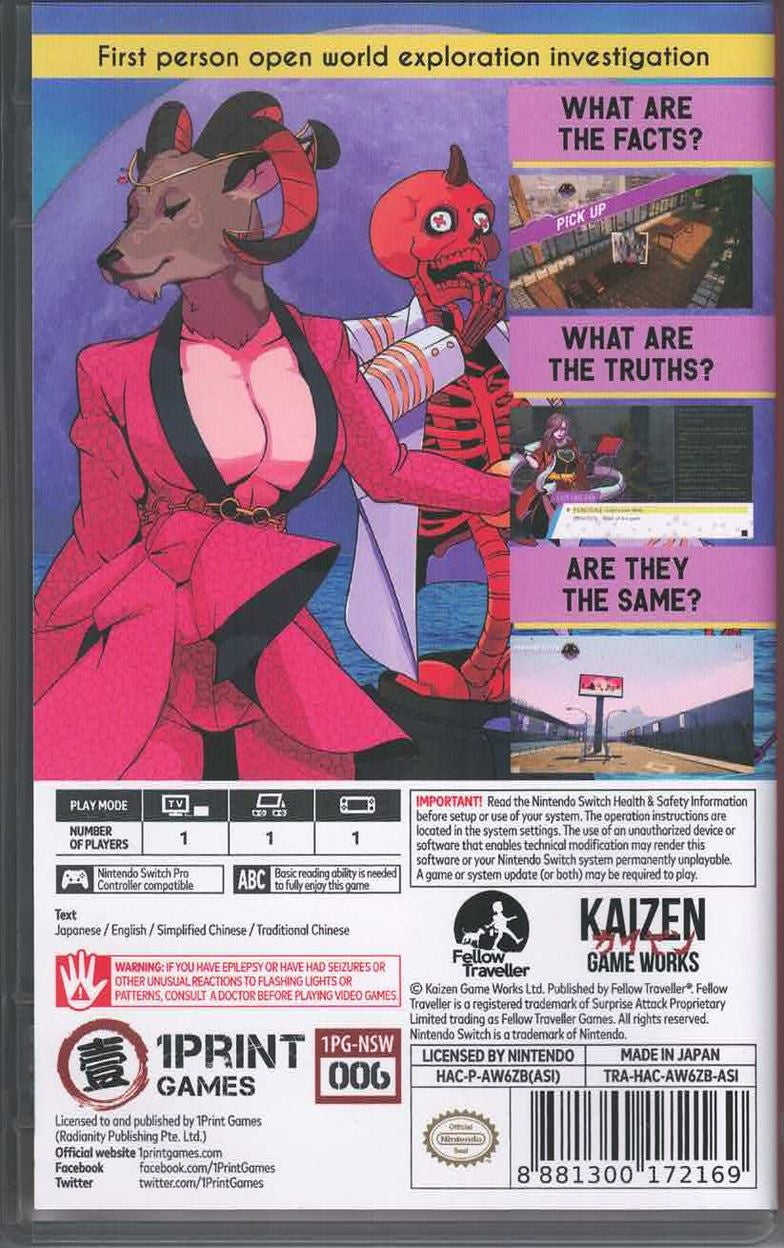 Paradise Killer [Nintendo Switch] Nintendo Switch Video Game 1Print Games   