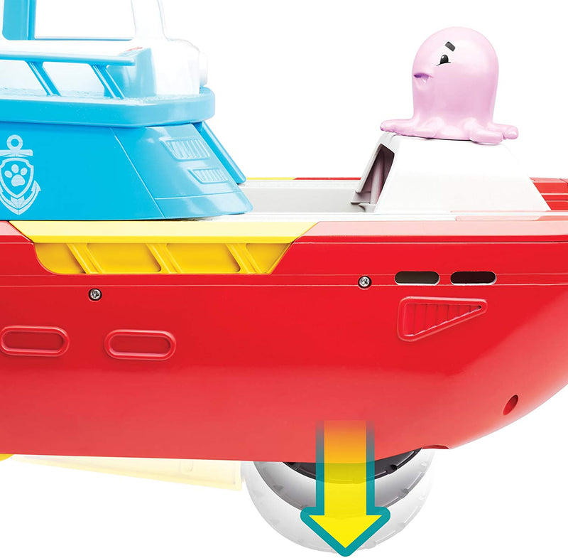 PAW Patrol Sea Patrol: Sea Patroller Transforming Vehicle w/ Lights & Sounds [Toys, Ages 3+] Toys & Games Spin Master   