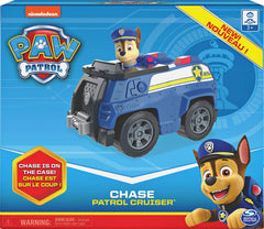 PAW Patrol Chase's Patrol Cruiser with Collectible Figure [Toys, Ages 3+] Toys & Games Spin Master   