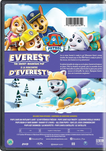 PAW Patrol: Everest - The Snowy Mountain Pup [DVD] DVDs & Blu-Rays Elevation Pictures   