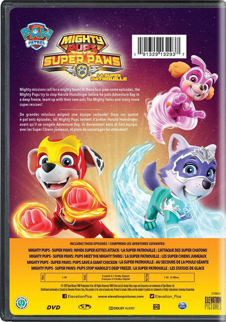 PAW Patrol: Mighty Pups - Super Paws [DVD] DVDs & Blu-Rays Elevation Pictures   