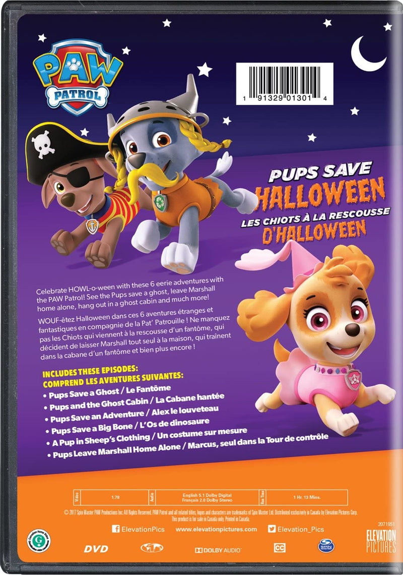 PAW Patrol: Pups Save Halloween [DVD] DVDs & Blu-Rays Elevation Pictures   