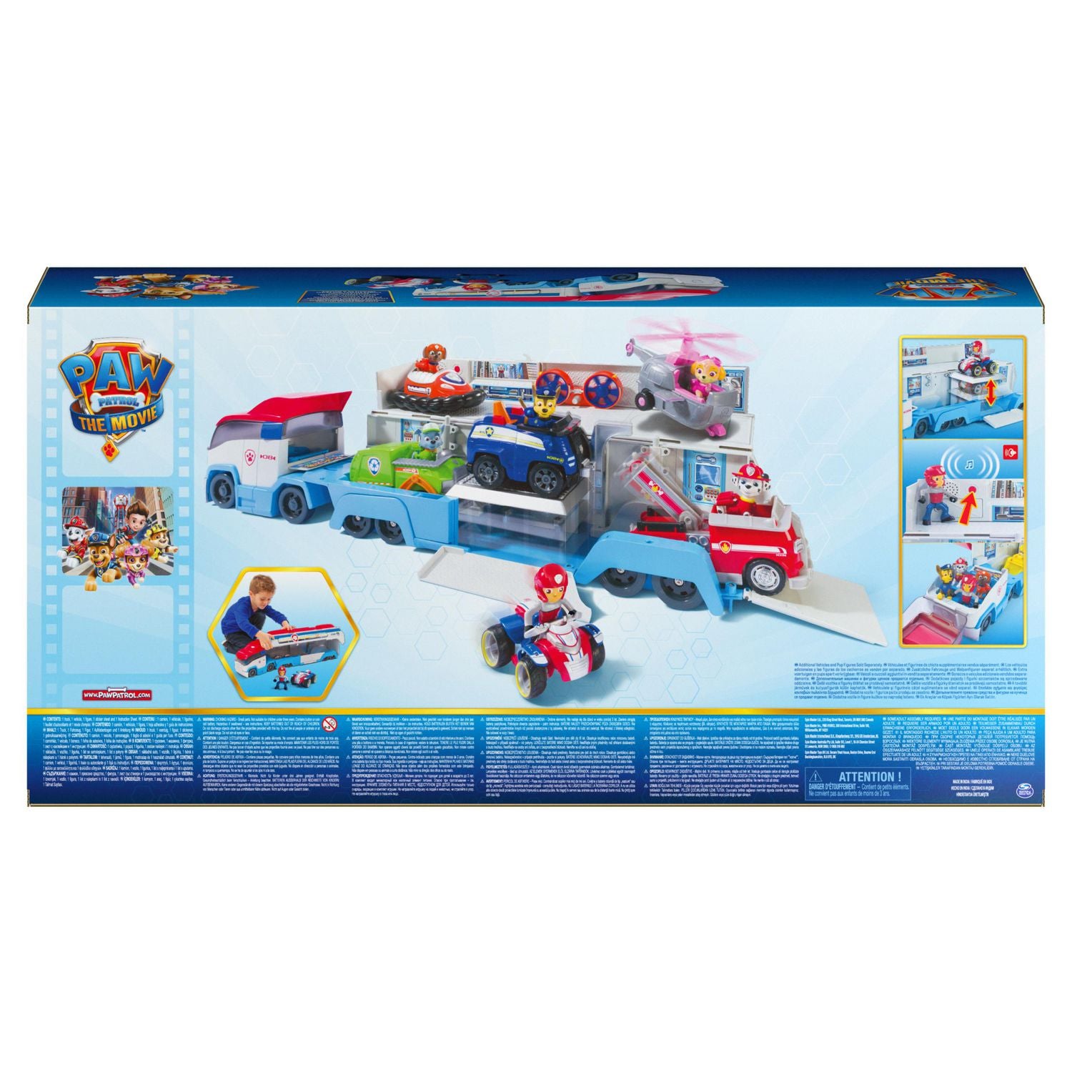 New Paw Patrol sale Movie Transforming City Paw Patroller Vehicle Set! FAST SHI