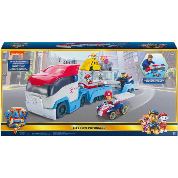 PAW Patrol The Movie: Transforming City PAW Patroller Playset [Toys, Ages 3+] Toys & Games Spin Master   