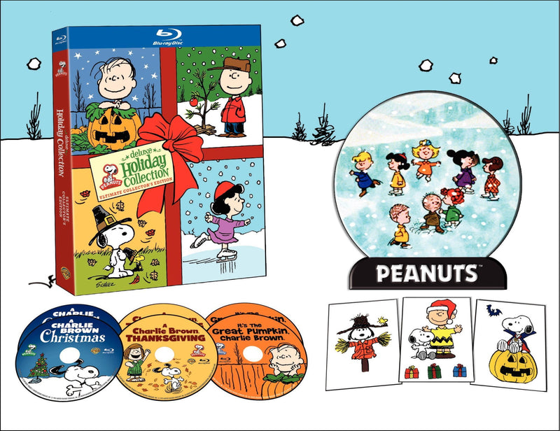 Peanuts Deluxe Holiday Collection: Ultimate Collector's Edition [Blu-Ray + DVD Box Set] DVDs & Blu-Rays Warner Bros.   