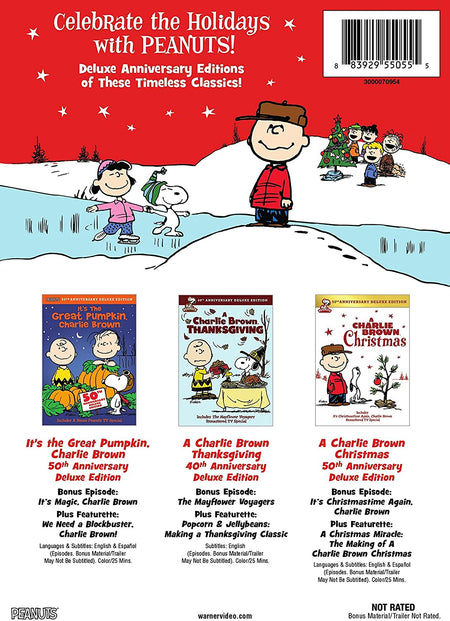 Peanuts Holiday Collection: Anniversary Edition [DVD Box Set] DVDs & Blu-Rays Warner Brothers   