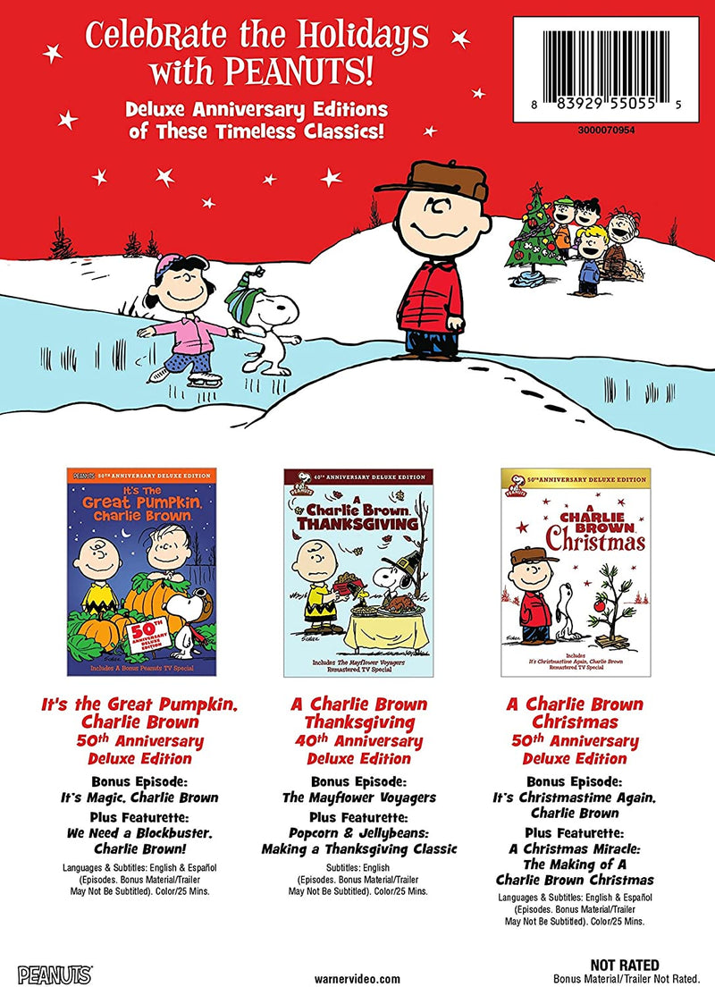 Peanuts Holiday Collection: Anniversary Edition [DVD Box Set] DVDs & Blu-Rays Warner Bros.   