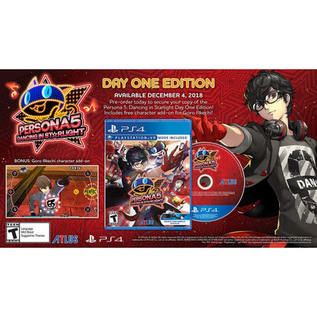 Persona 5: Dancing in Starlight - Day One Edition [PlayStation 4 - VR Mode Included] PlayStation 4 Video Game Atlus