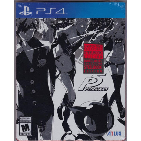 Persona 5 - Steelbook Edition [PlayStation 4] PlayStation 4 Video Game Atlus   