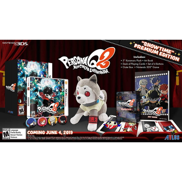 Persona Q2: New Cinema Labyrinth - "Showtime" Premium Edition [Nintendo 3DS] Nintendo 3DS Video Game Atlus   