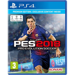 PES Pro Evolution Soccer 2018 - Premium Edition [PlayStation 4] PlayStation 4 Video Game Konami   