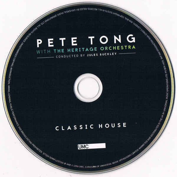 Pete Tong with The Heritage Orchestra - Classic House [Audio CD] Audio CD/Vinyl Universal Music   
