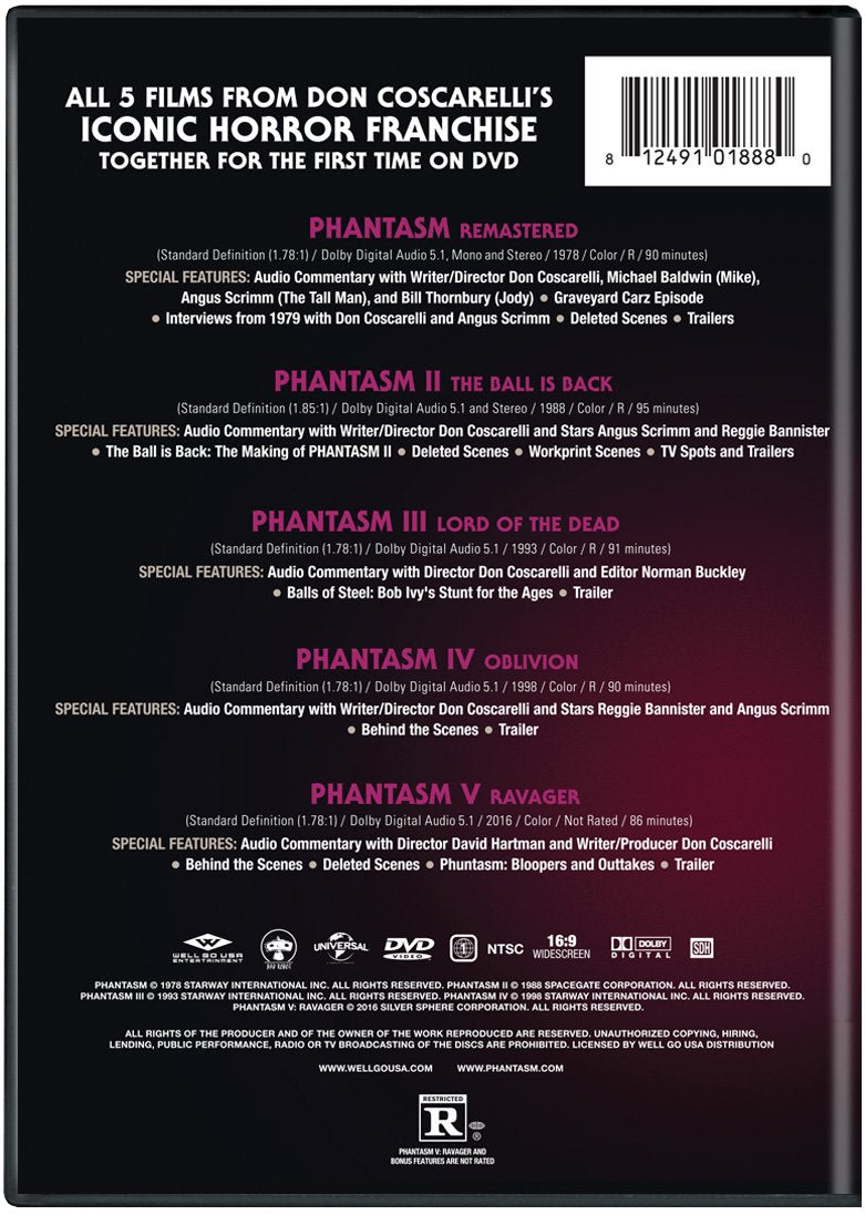 Phantasm 5-Movie DVD Collection [DVD Box Set] DVDs & Blu-Rays Universal Pictures   