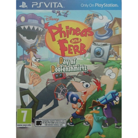 Disney's Phineas and Ferb: Day of Doofenshmirtz [Sony PS Vita] Sony PS Vita Video Game Playstation   