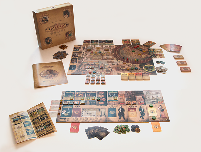 Trickerion: Legends of Illusion [Board Game, 2-4 Players] Board Game Mindclash Games   