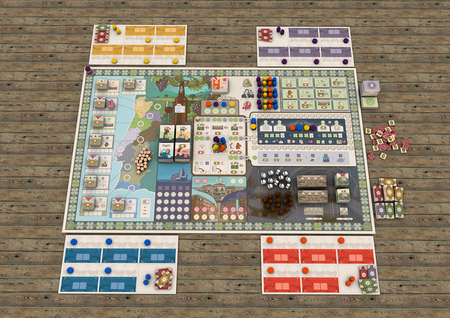 Vinhos - Deluxe Edition [Board Game, 1-4 Players] Board Game Eagle-Gryphon Games   