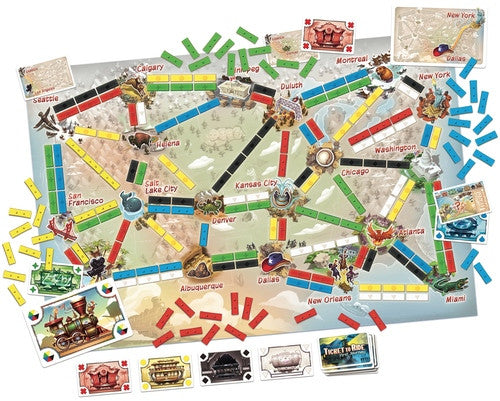 Ticket to Ride: First Journey [Board Game, 2-4 Players] Board Game Days of Wonder   