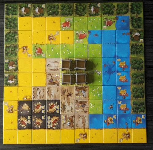 Kingdomino: Giant Version [Board Game, 2-4 Players] Board Game Blue Orange   