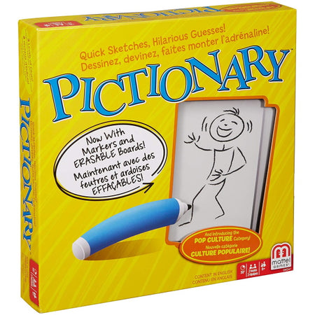 Pictionary [Board Game, 2+ Players] Board Game Mattel   